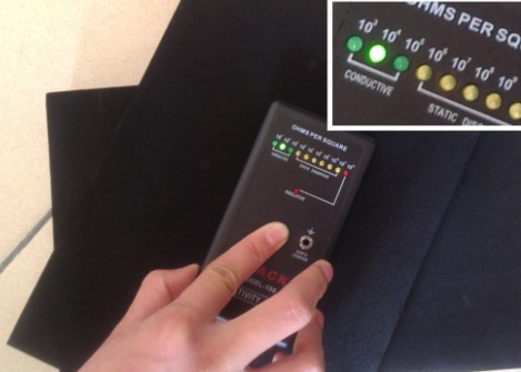 防靜電EVA內(nèi)襯為什么是黑色的？